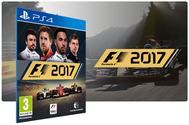 Banner do game F1 2017 para PS4