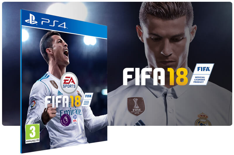 Banner do game Fifa 18 para PS4