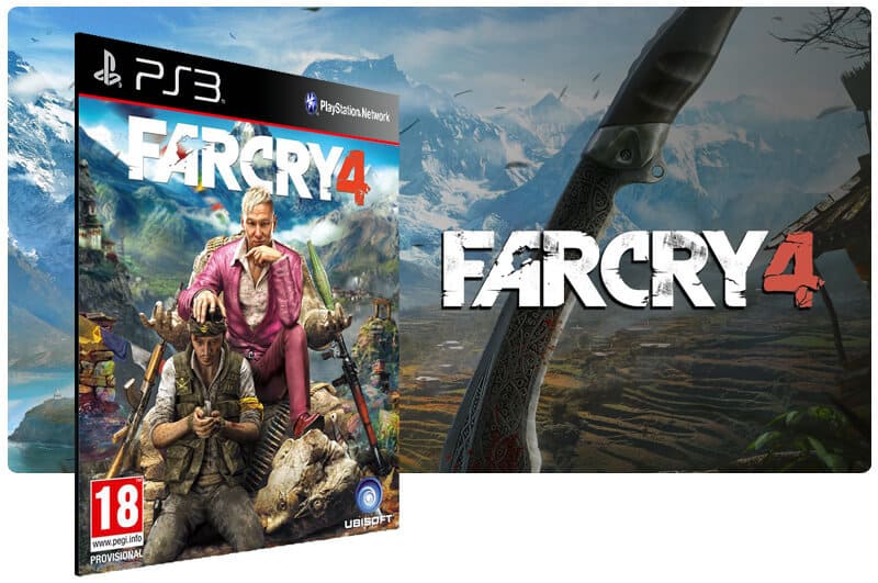 Banner do game Far Cry 4 para PS3