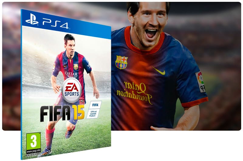 Banner do game Fifa 15 para PS4