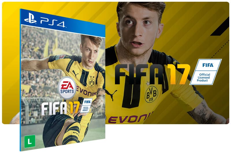 Banner do game Fifa 17 para PS4