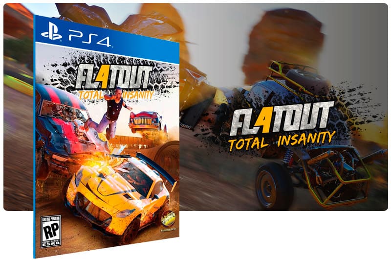Banner do game Flatout 4: Total Insanity para PS4