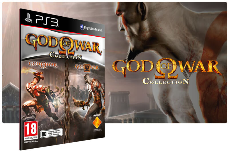 GOD OF WAR COLLECTIONS JOGO PS3 MIDIA FISICA - Escorrega o Preço