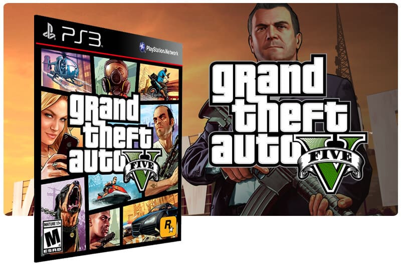 Game Grand Theft Auto GTA V - PS3 - SR Games - Jogos, consoles, acessórios  e assistência técnica.