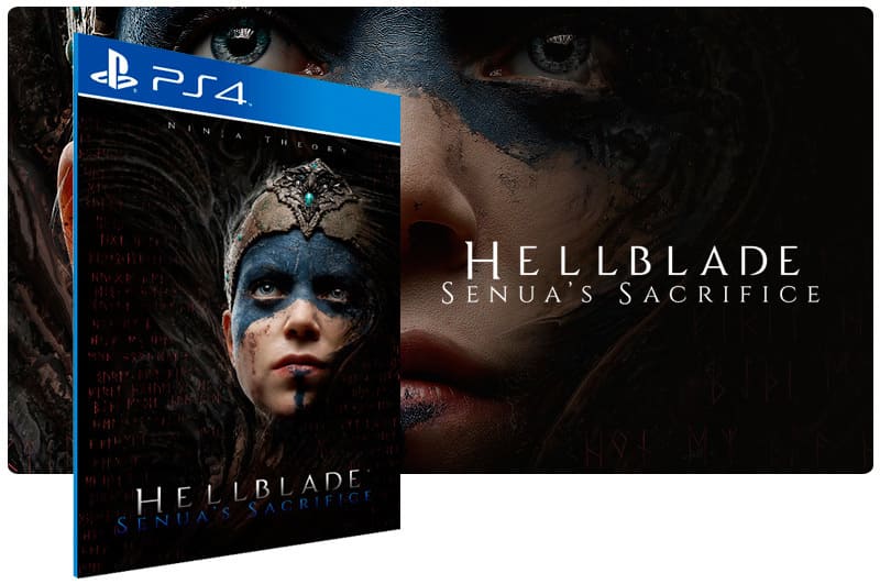Banner do game Hellblade Senuas Sacrifice para PS4