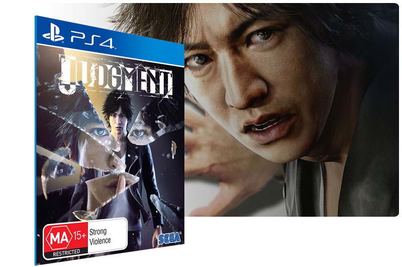 Banner do game Judgment para PS4