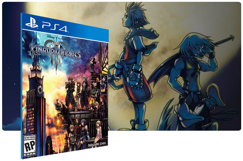 Banner do game KINGDOM HEARTS III para PS4