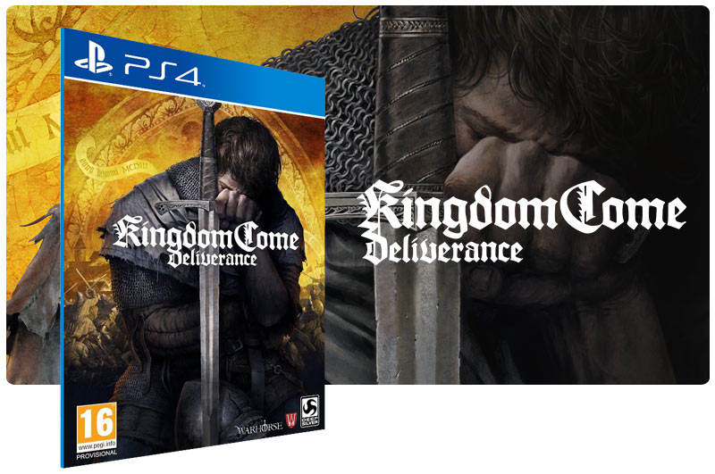 Banner do game Kingdom Come Deliverance em mídia digital para PS4