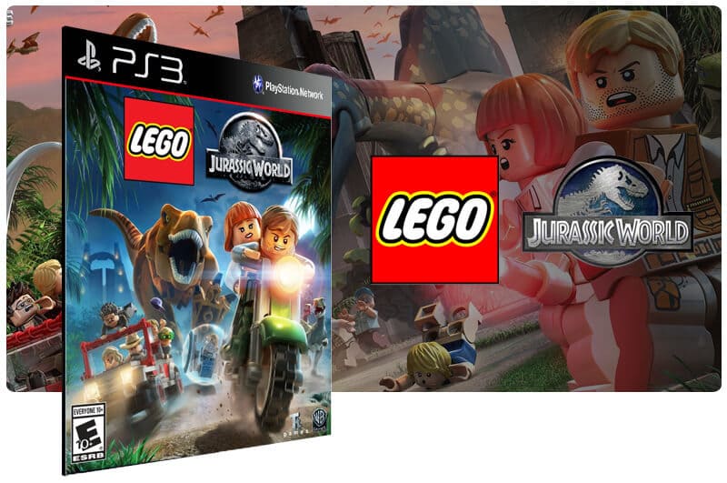 Banner do game Lego Jurassic World para PS3