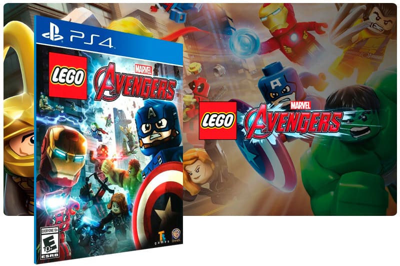 Lego Marvel Vingadores Ps4 Mídia Física Semi Novo - Aloja