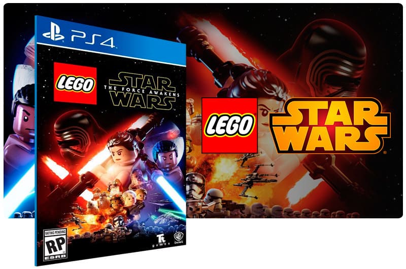 Banner do game Lego Star Wars: The Force Awakens para PS4