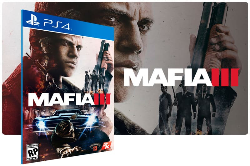 Banner do game Mafia 3 para PS4