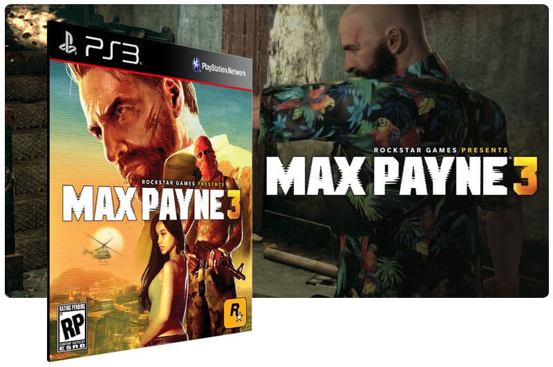 Banner do game Max Payne 3 para PS3