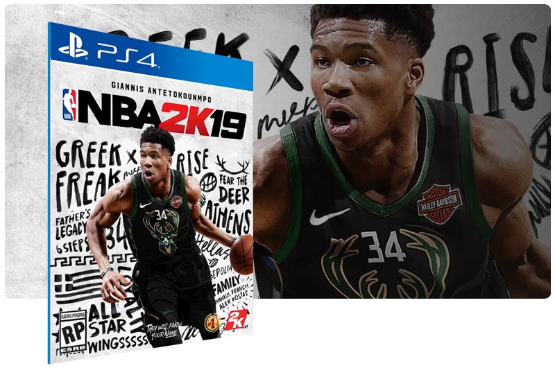 Banner do game NBA 2K19 em mídia digital para PS4