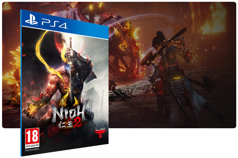 Banner do game Nioh 2 para PS4