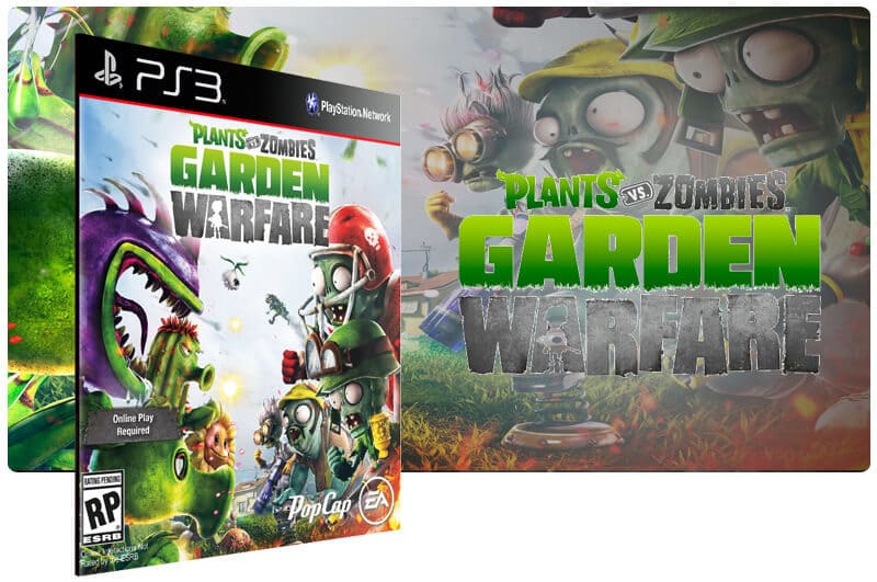 Banner do game Plants vs Zombies Garden Warfare para PS3