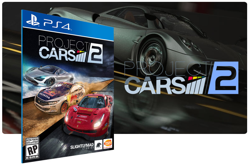 Banner do game Project Cars 2 para PS4