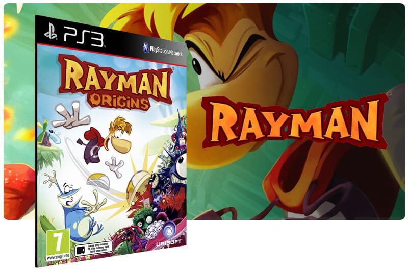 Banner do game Rayman Origins para PS3