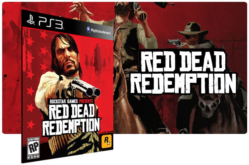Banner do game Red Dead Redemption para PS3
