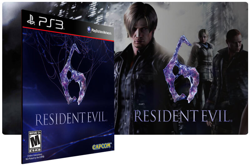 Banner do game Resident Evil 6 para PS3