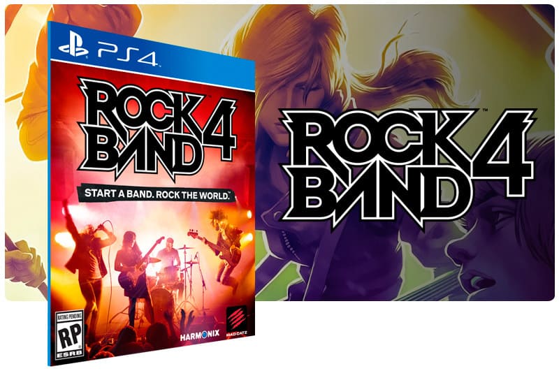 Banner do game Rock Band 4 para PS4