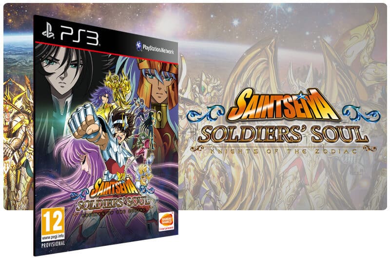 Banner do game Saint Seiya Soldiers' Soul para PS3