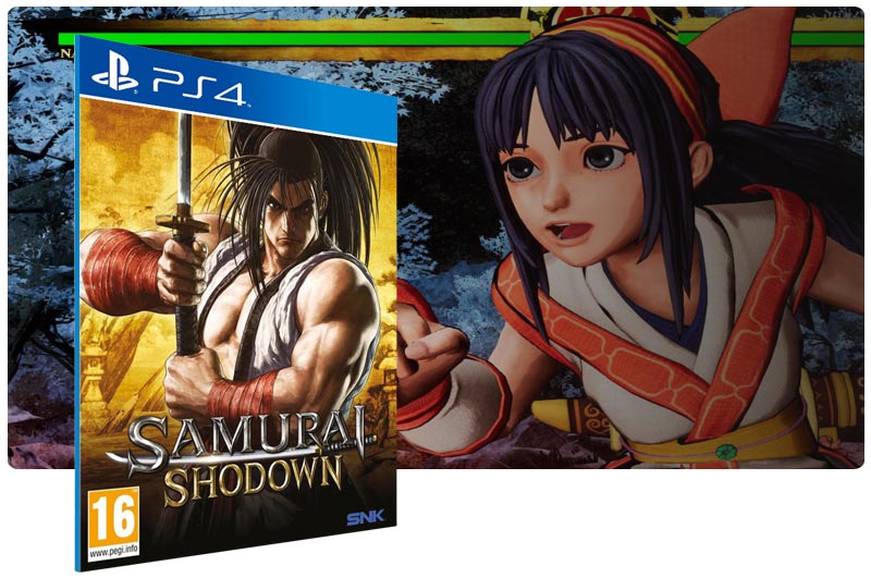 Banner do game Samurai Shodown para PS4