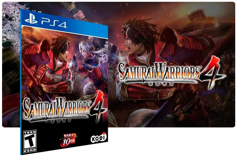 Banner do game Samurai Warriors 4 para PS4