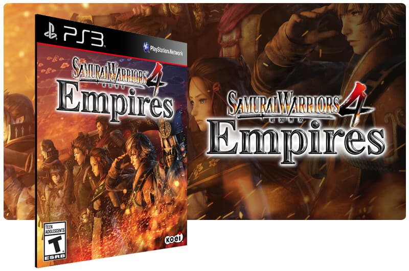 Banner do game Samurai Warriors 4 Empires para PS3