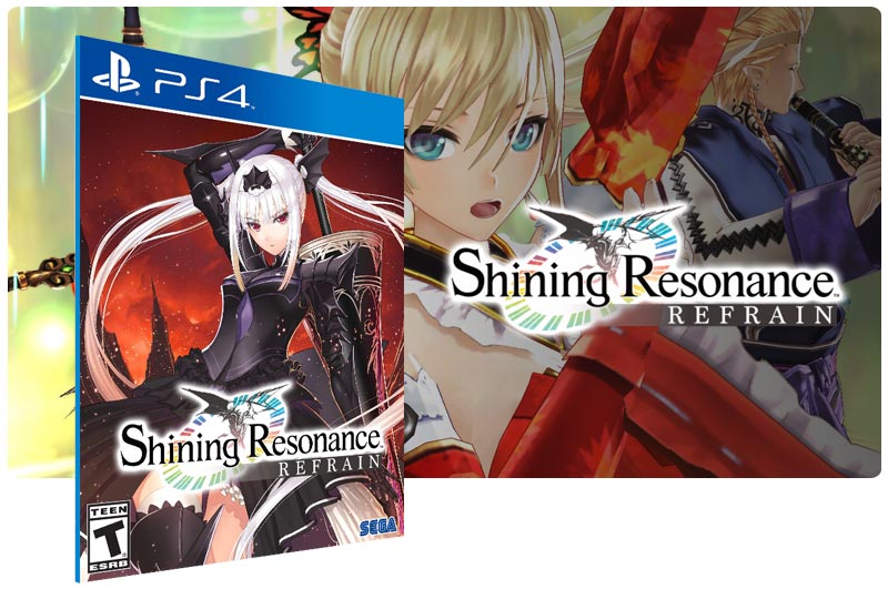 Banner do game Shining Resonance Refrain para PS4