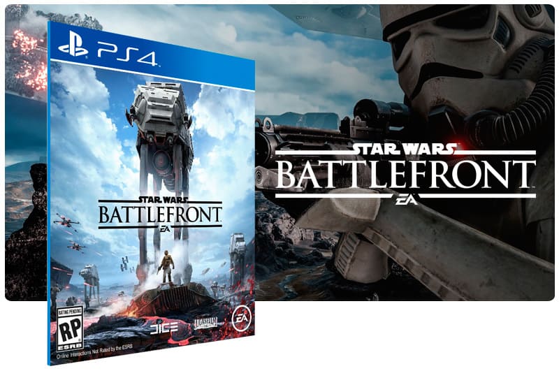 Banner do game Star Wars Battlefront para PS4