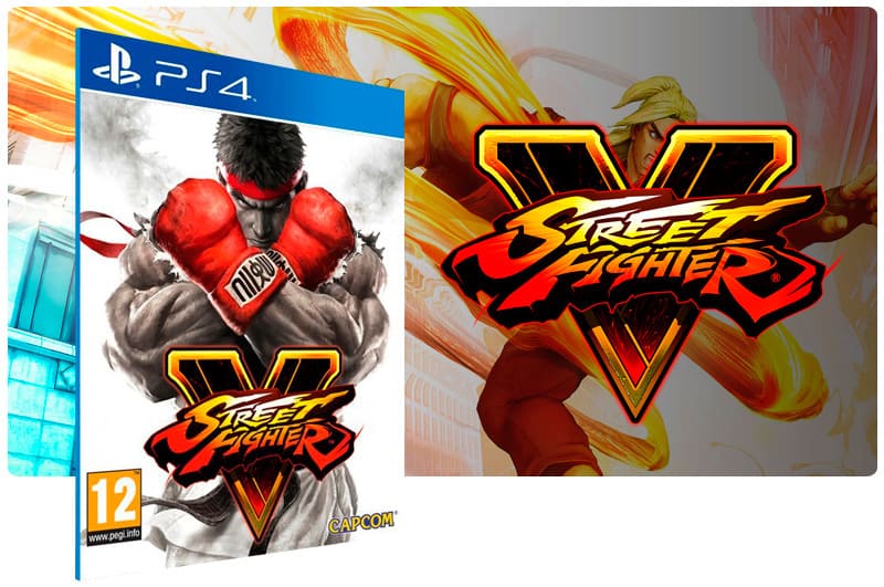 Banner do game Street Fighter V para PS4