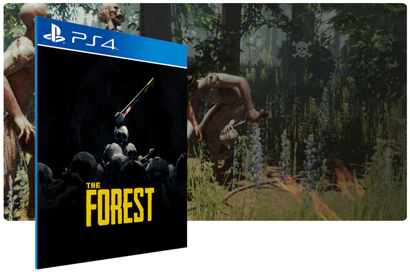 Banner do game THE FOREST para PS4