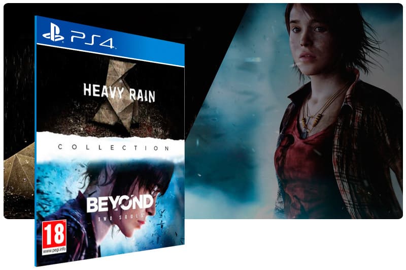 Banner do game The Heavy Rain Beyond Two Souls Collection para PS4