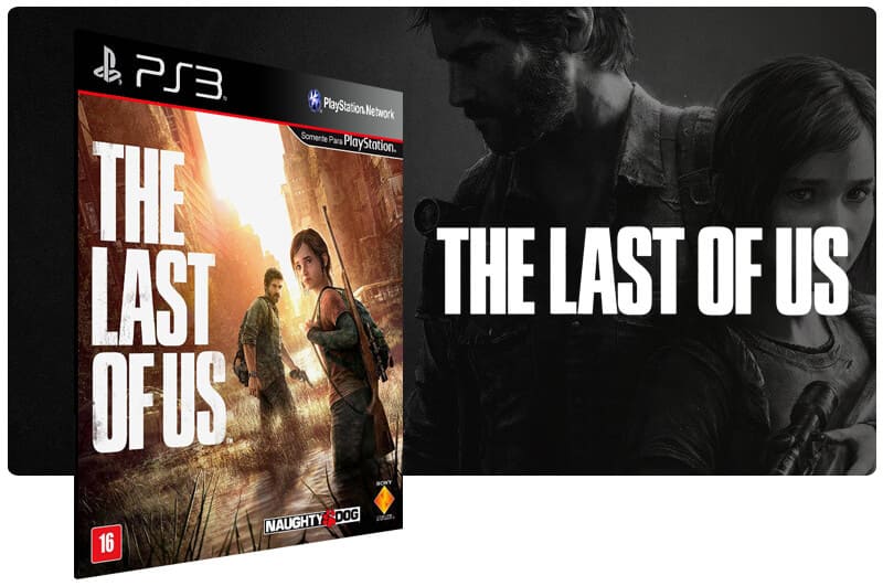 Banner do game The Last of Us para PS3