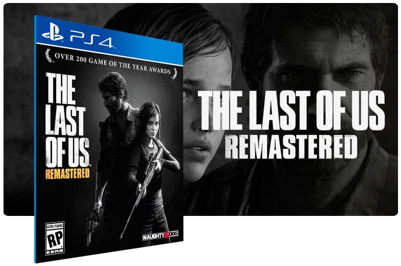 Banner do game The Last of Us Remastered para PS4