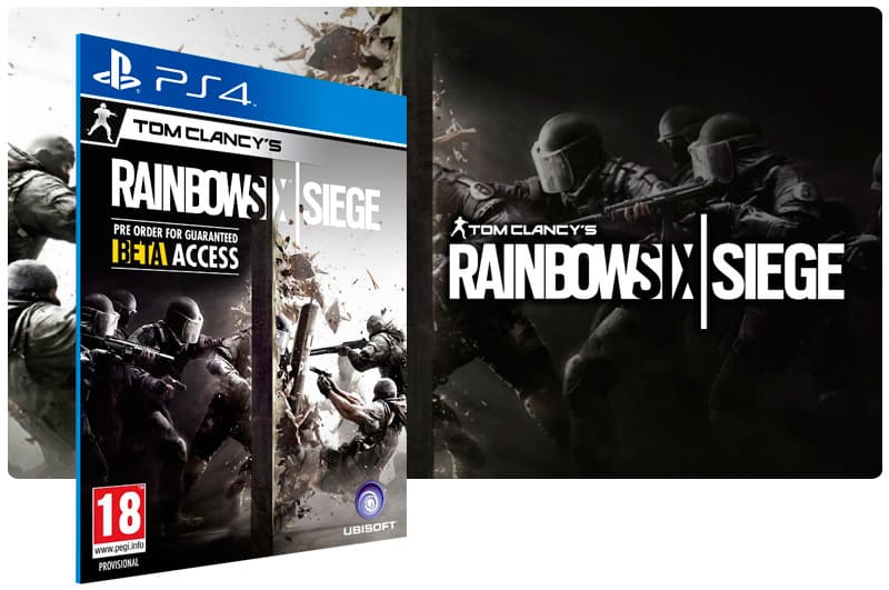 Banner do game Tom Clancys Rainbow Six Siege para PS4