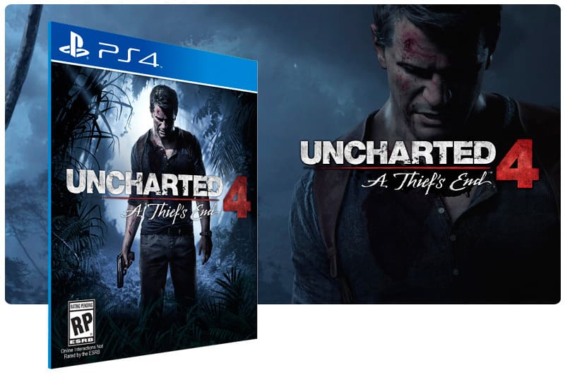 Uncharted 4 playstation 4 midia fisica