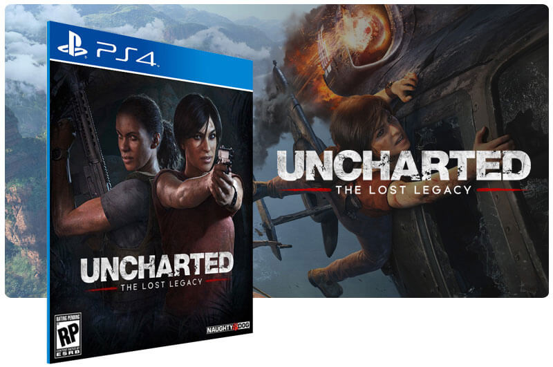 Banner do game Uncharted The Lost Legacy para PS4