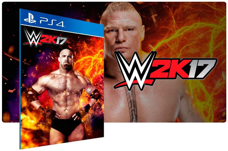 Banner do game WWE 2K17 para PS4
