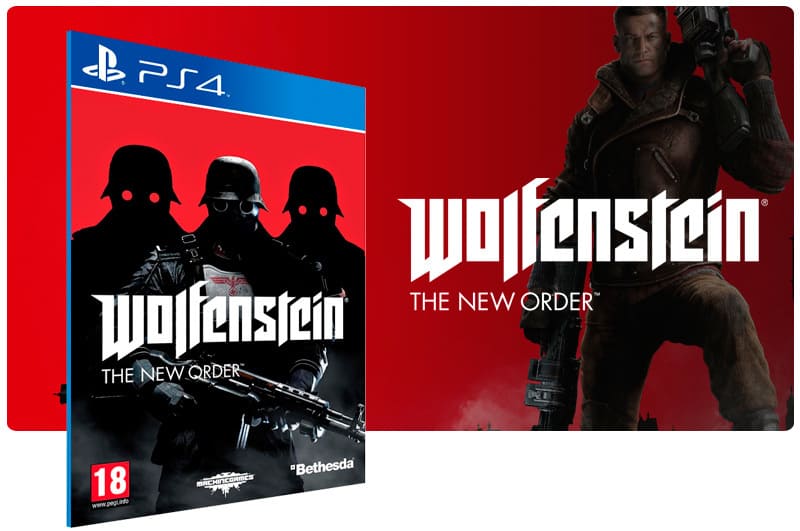 Banner do game Wolfenstein para PS4