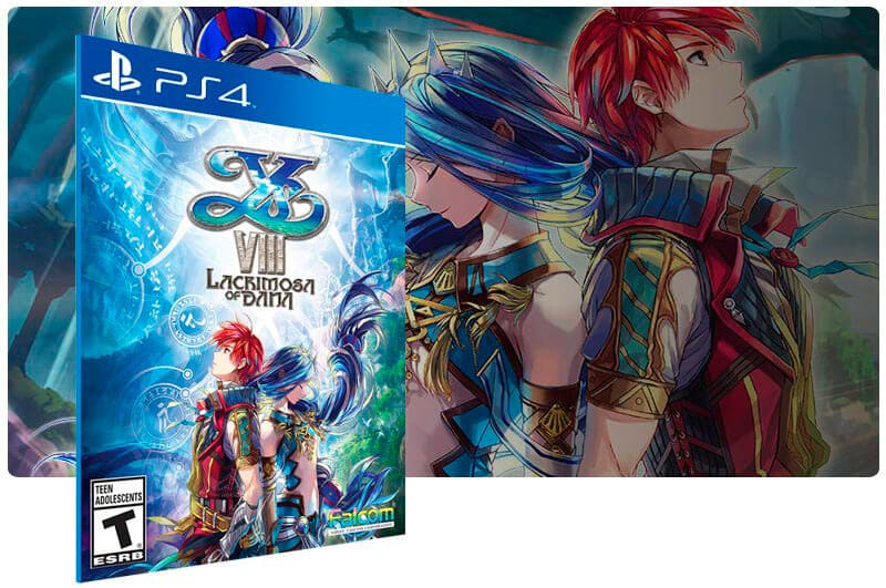 Banner do game Ys VIII Lacrimosa of DANA para PS4