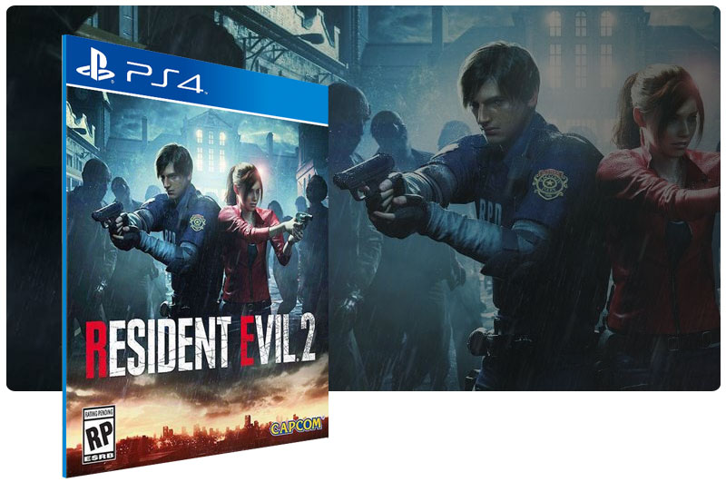 Banner do game RESIDENT EVIL 2 para PS4