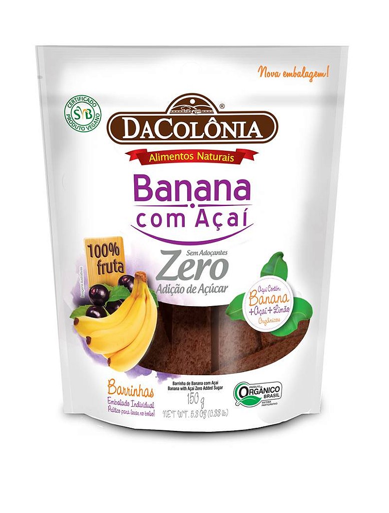 Doce Cremoso de Banana Zero Açúcar Orgânico Alimentar 220g - Boomi