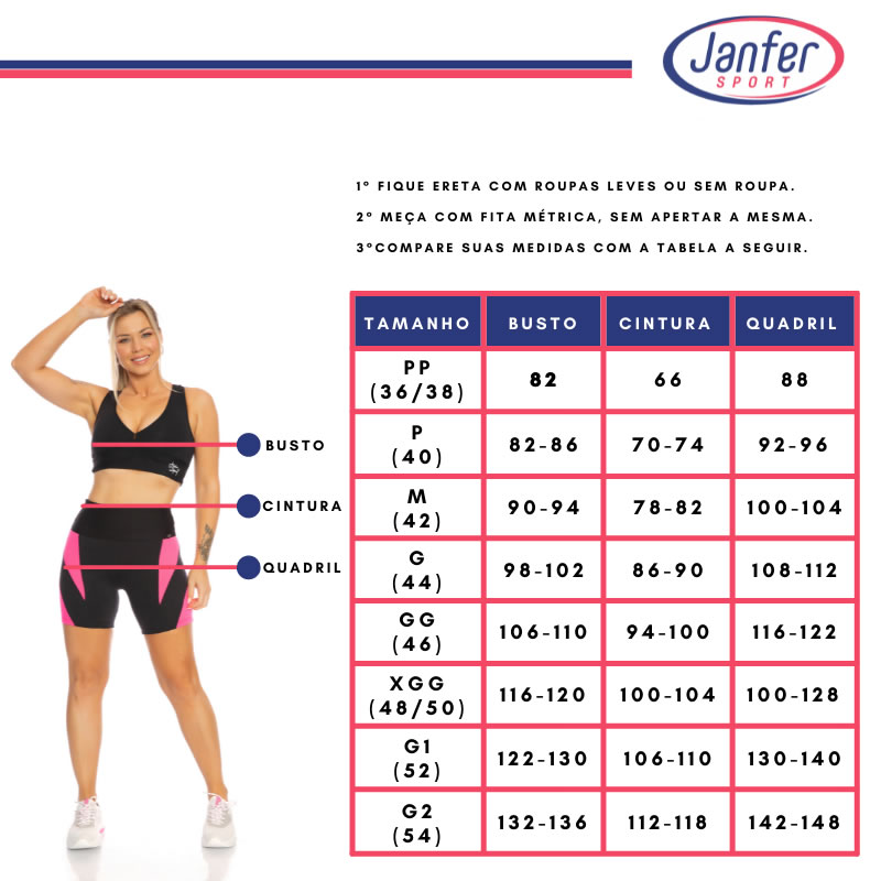 Legging Modeladora - Janfer Sport