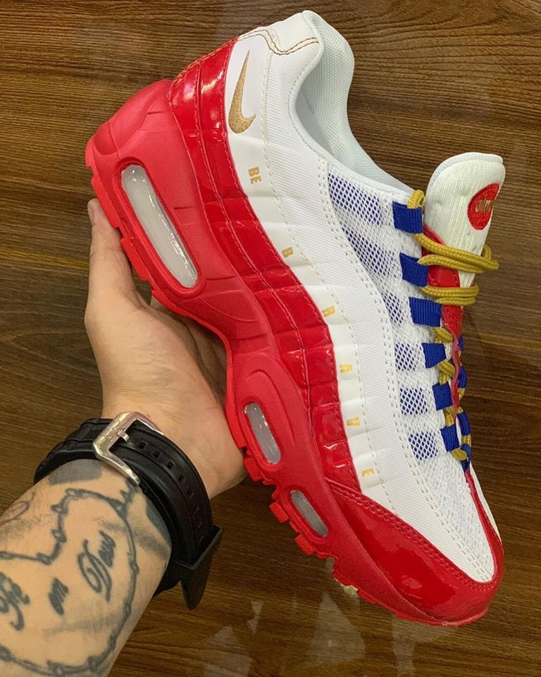 air max 95 vermelho