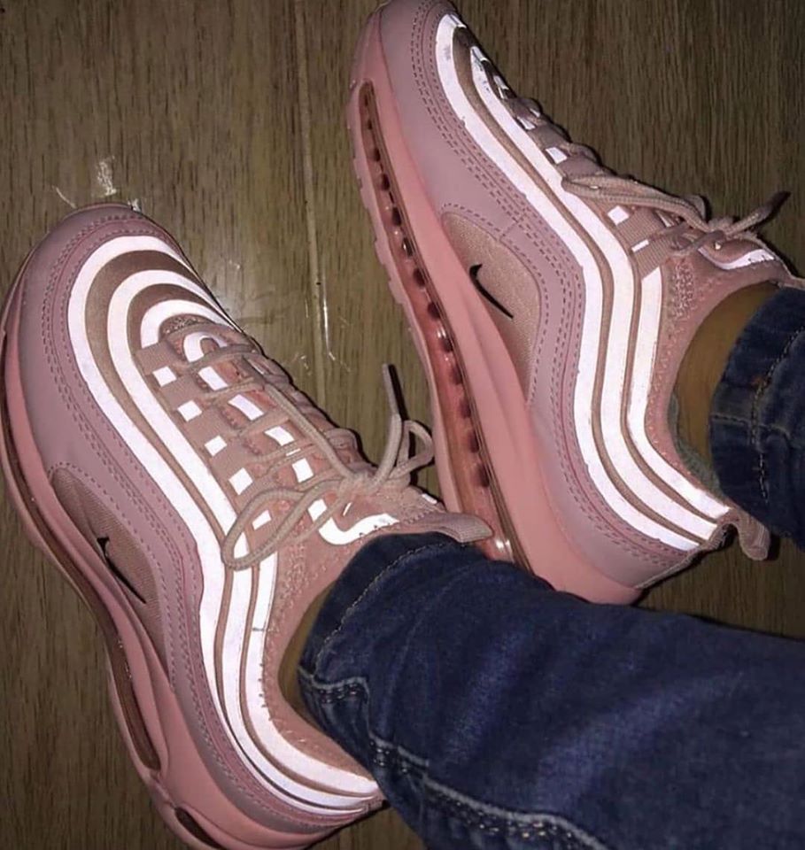 air max 97 refletivo rosa