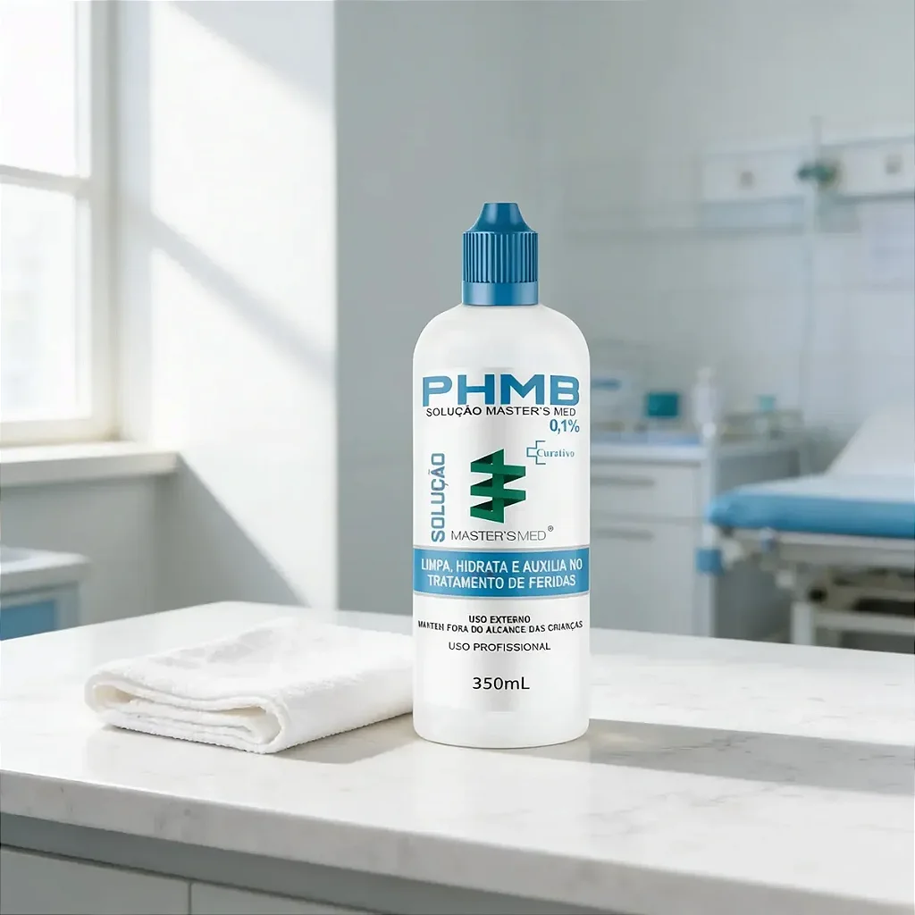 Solução de Limpeza de Feridas Phmb 0,1% 350ml Master's Med