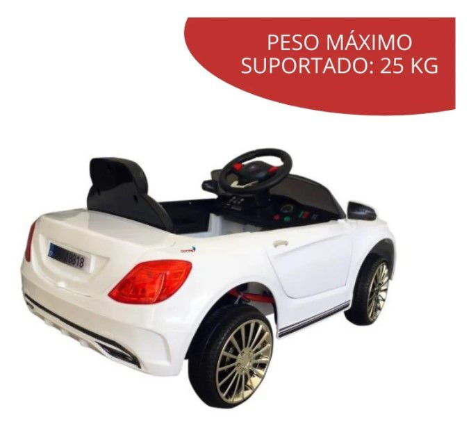 Mini Carro Elétrico Infantil com Controle Remoto - BW007BR