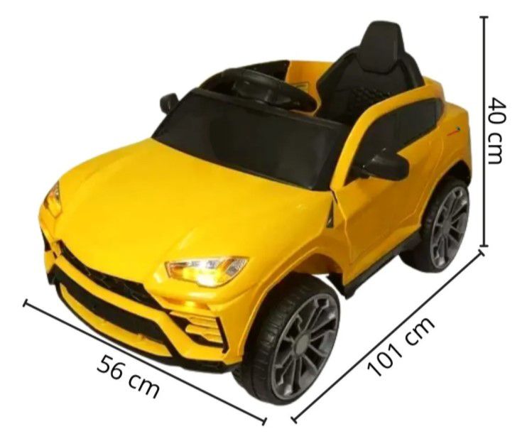 Mini Carro Infantil Azul Elétrico com Controle Remoto - BW097AZ na